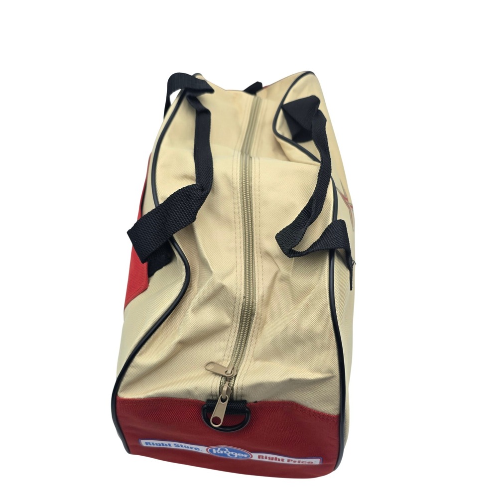 Houston Astros 45th Anniversary Duffel Bag Tan Red 1962-2006 Kroger Promo MLB - Picture 7 of 11